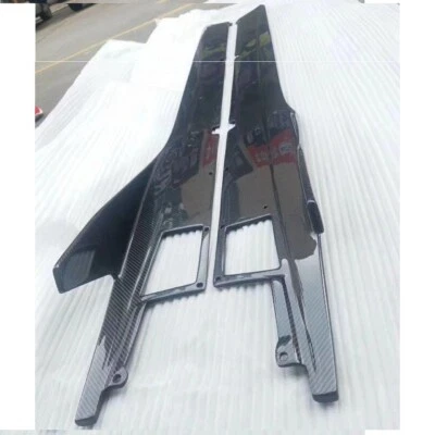 Carbon Fiber Car Side Skirts Lips For Lamborghini Aventador Lp700 Lp720 Lp750 - Image 1 of 4