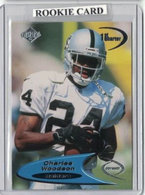 1998 Collector's Edge Odyssey Charles Woodson RC Oakland Raiders #107 - Image 1 of 2