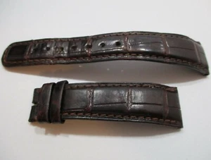 A Lange & Sohne 20mm x 16mm Brown Reptilian Leather Watch Strap Bands 115mm 75mm - Picture 1 of 6