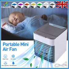 Mini Air Cooler Fan Portable Conditioner Humidifier Purifier USB Room Cooling UK