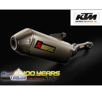 63505979100 KTM Akrapovic Titanium Slip On 2021 - 2024 790 890 Adventure L R - Image 1 of 3