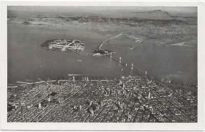 Bay Region - San Francisco, California CA Black & White (NOT RPPC) Postcard - Picture 1 of 2