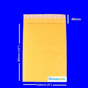 Padded Envelope 229 x 305mm (9" x 12") Bubble Mailer Postal Bag Bubble Envelope - Picture 1 of 5