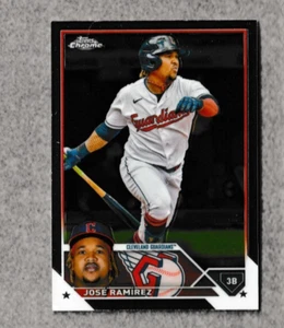 2023 Topps Chrome #38 JOSE RAMIREZ Cleveland Guardians - Picture 1 of 2