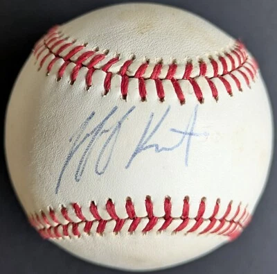 Jeff Kent Signed Autographed Bobby Brown Era Ball JSA MLB Baseball Jays Mets - Image 1 of 4