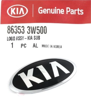 Rejilla delantera emblema marca logotipo Kia 2013-14-15-16 Sportage insignia genuina adorno Foto 1 de 4