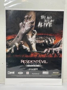 Resident Evil Outbreak File #2 2005 Magazine Print Ad Poster Official Art - Picture 1 of 5