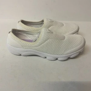 Easy Spirit Womens 6 M White Mesh Slip On Flat Shoe NIB YS7 - Picture 1 of 4