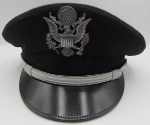 Vintage US Air Force Hat Flight Ace Black Cap Size: Unknown - Picture 1 of 8