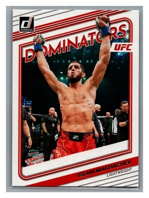 2023 Donruss UFC Insert-Dominators Set- #4 Islam Makhachev - Lightweight - Image 1 of 2