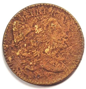 1794 Liberty Cap Large Cent 1C Coin - Fine / VF Details (Corrosion) - Rare! - Picture 1 of 6
