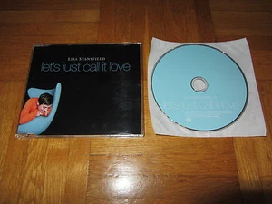 LISA STANSFIELD Let's Just Call It Love OOP 2001 EUROPEAN CD single - Imagen 1 de 2