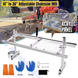 Chainsaw Mill For Saws 14"-36" Bar Aluminum Steel Furniture Making Wood Cutting - Picture 1 of 12