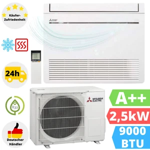Mitsubishi Truhengerät 2,5kW Klimaanlage Klimagerät Inverter 9000BTU Standklima - Bild 1 von 6