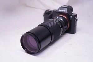 SONY E MOUNT ADAPTED Vivitar 300MM Telephoto Prime LENS + A7 NEX,A6000 M42 - Picture 1 of 13