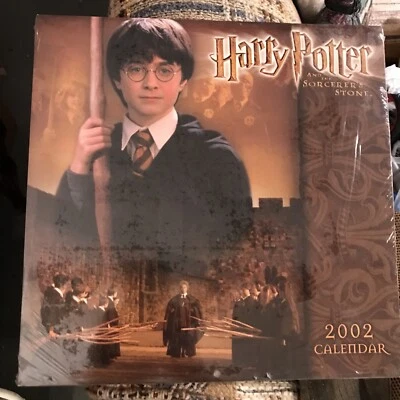 Harry Potter 2002 J K ROWLING / Sorcerer's Stone Calendar 1st Ed. - Image 1 of 4