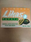 Lot of 2 LIKAS PAPAYA Skin Whitening Herbal Bath Soap For Face and Body 135gr