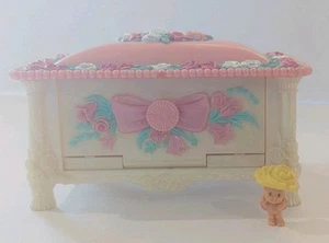 Acogedor joyero Kenner Fairy Winkles 1993 vintage joyero aparador de hadas - Imagen 1 de 8