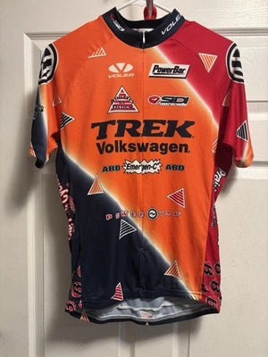 Voler TREK Volkswagen VW 3/4 Zip Short Sleeve Biking Cycling Bike Jersey XL - Image 1 of 4