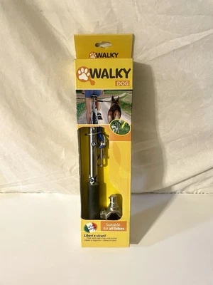 Correa de ciclismo de acero inoxidable para perro Walky ejercitador manos libres diseño italiano - NUEVO Foto 1 de 4