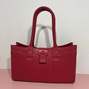 GREAT BAG CO Cartera de Goma Rosa Bolso de Hombro Robert Verdi Bolso de Piscina - Imagen 1 de 10