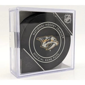 Nashville Predators Official Game Puck NHL - Picture 1 of 7