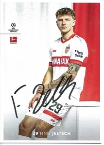 FINN JELTSCH-DEUTSCHLAND-VFB STUTTGART-AUTOGRAMMKARTE-RAR - Bild 1 von 1