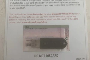 Microsoft Office 2010 Home And Business Product Key License Only - Picture 1 of 1
