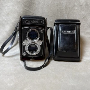 Lente Yashinon 80 mm f/3,5 para cámara fotográfica YASHICA D TLR. con estuche de cuero - Imagen 1 de 14