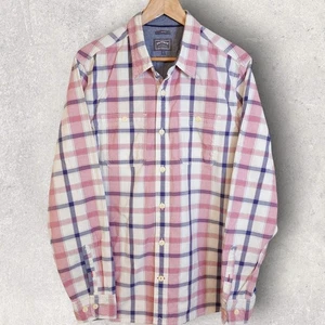 mens fatface slim fit long sleeve check shirt, large - Picture 1 of 4