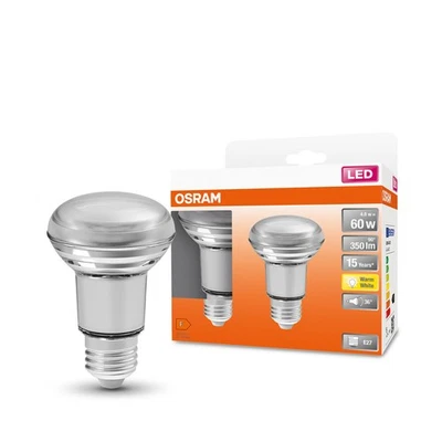 OSRAM LED STAR R63 E27 4,3W 345 Lumen LED-Reflektorlampe 2er Set - Warmweiß - Bild 1 von 4