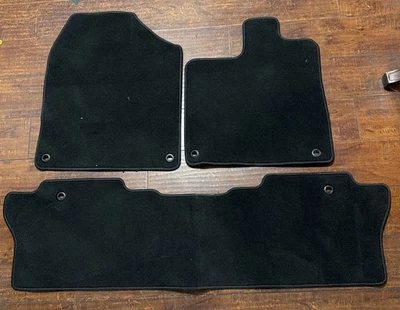 16 17 18 HONDA PILOT ALFOMBRILLAS NEGRAS ALFOMBRAS FORROS ORIGINALES OEM Foto 1 de 4