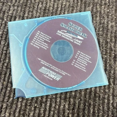Super Smash Bros Melee: Smashing... Live Orchestra CD Nintendo Power Disc Only - Image 1 of 2