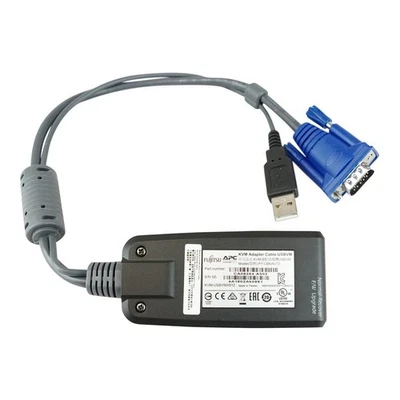 NEW Fujitsu Console Switch KVM Adapter Cable KVM-USBVM USB-VGA S26361-F5644-L502 - Image 1 of 4