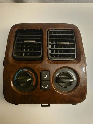 2001-2006 Acura MDX Aquecedor AC Traseiro Controle Climático Temperatura WOODGRAIN - Imagem 1 de 2