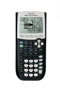 Texas Instruments TI-84 Plus Graphing Calculator - Black Incl. New Case - Picture 1 of 3