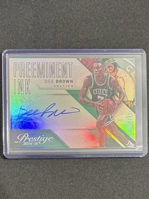 2014/15 Panini Prestige Premium NBA Dee Brown Preeminent Ink Autograph /175!! - Image 1 of 2
