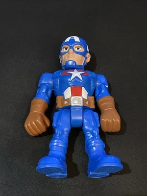 Figura de acción Playskool Mega Mighties Marvel Capitán América, 6 pulgadas bonita Foto 1 de 2