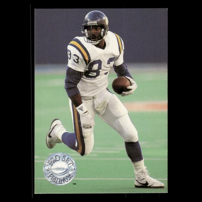 Steve Jordan #225 1991 Pro Set Platinum Minnesota Vikings Football Card NFL - Image 1 of 3