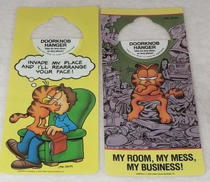 Vintage Garfield Türklinkenbügel nie benutzt - Bild 1 von 4