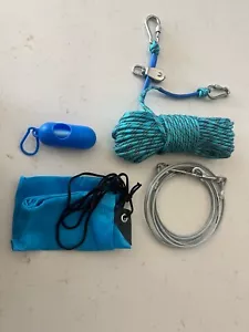 Dog Line Dog Run Tie Out Cable 100 Feet - Medium Dogs - New in Package - Picture 1 of 7