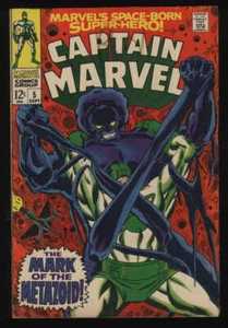 Cómics de Marvel de Capitana Marvel #5 en muy buen estado 4,0 páginas originales Mar-Vell - Imagen 1 de 2