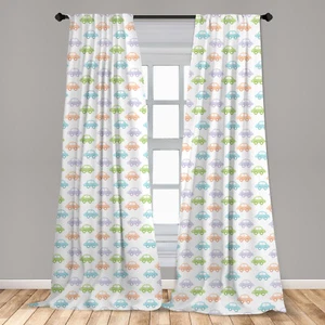 Cars Microfiber Curtains 2 Panel Set for Living Room Bedroom in 3 Sizes - Picture 1 of 2