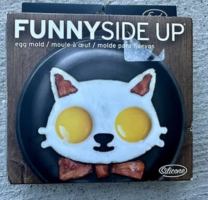 Genuine Fred Funnyside Up Cat Egg Corral Silicone Kitchen Tool w/ Original Box - Picture 1 of 1