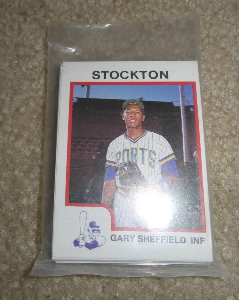 1987 Procards Stockton Brewers Minor League Team Set - Gary Sheffield Rookie - Image 1 of 1