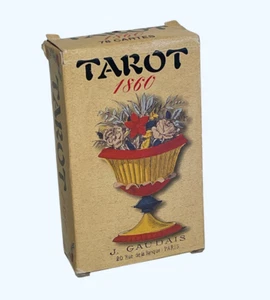 TAROT 1860 J.GAUDAIS -JEU DE 78 CARTES REPRODUCTION DE NAIPES HERACLIO FOURNIER - Picture 1 of 3