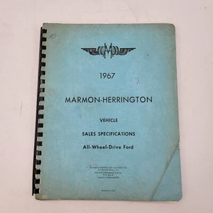 Marmon Herrington 1967 Vehicle Sales Specifications All-Wheel Drive Ford - Picture 1 of 6