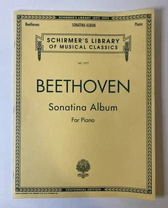 Beethoven Sonatina Album Schirmer Piano Solo Sheet Music Schirmer’s Library - Picture 1 of 2