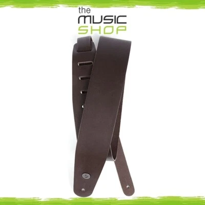 D'Addario Planet Waves Deluxe Leather Guitar Strap, Brown - 25L01-DX - image 1 of 4