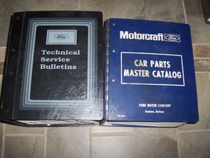 1984 Mercury Capri Cougar Grand Marquis Lynx Topaz Parts Catalog Manual Set - Picture 1 of 3